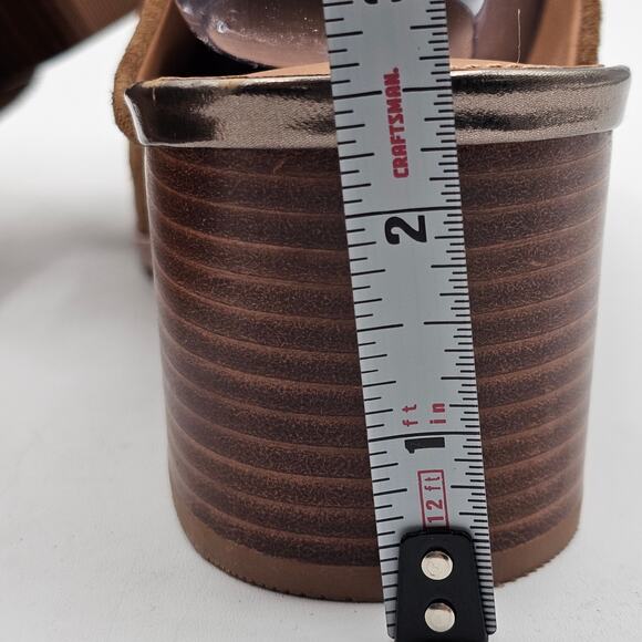 Johnston & Murphy Trista Suede Mules Brown Leather Slip-On Size 9.5 - Picture 7 of 7